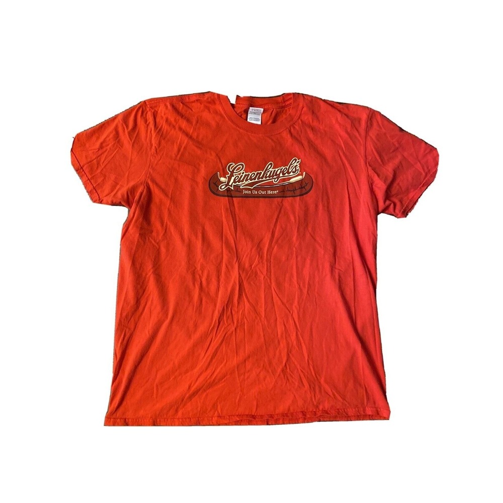 Leinenkugel Canoe Red Beer XL Red Men's T Shirt X Large